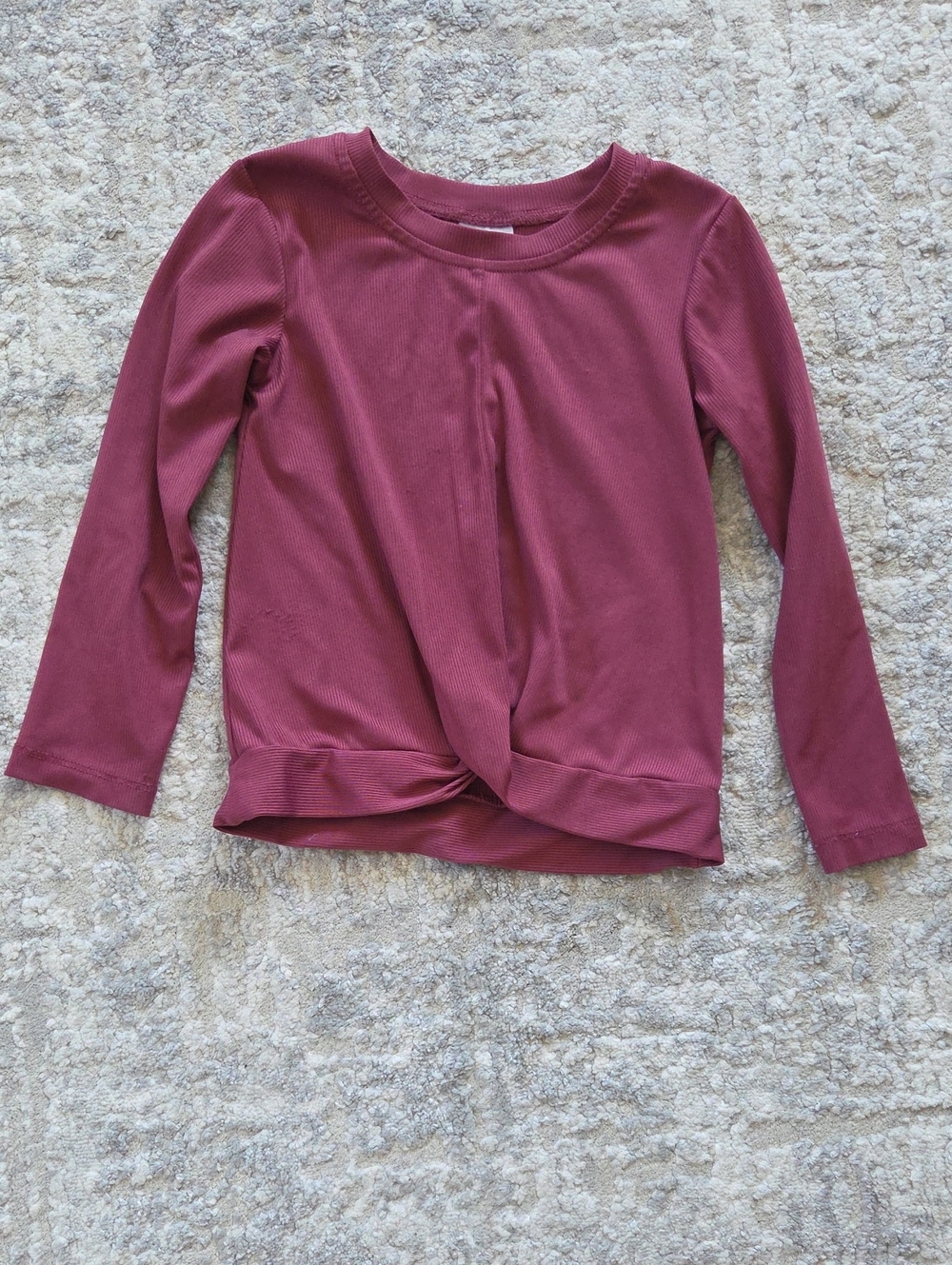 Okie Dokie Long-Sleeve Twist Front Top Size 2T